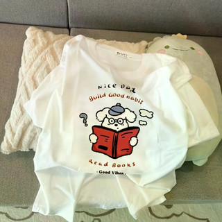 Kaki Oversized Áo Thun Trắng Tay Ngắn Form Dài, Cotton Cổ Tròn Phù Hợp Nhiều Size