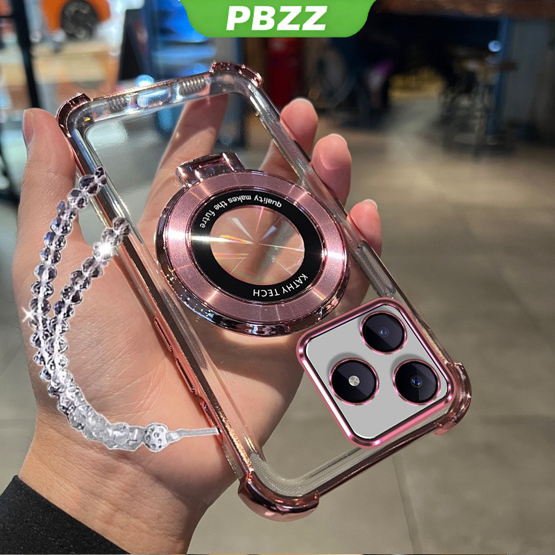 Ốp cho realme Note 60 realme Note 60x Ốp điện thoại Ốp mềm Ốp chống sốc Silicon thiết kế mới trong suốt thẩm mỹ có giá đỡ dây đeo dễ thương sjslwxzj01