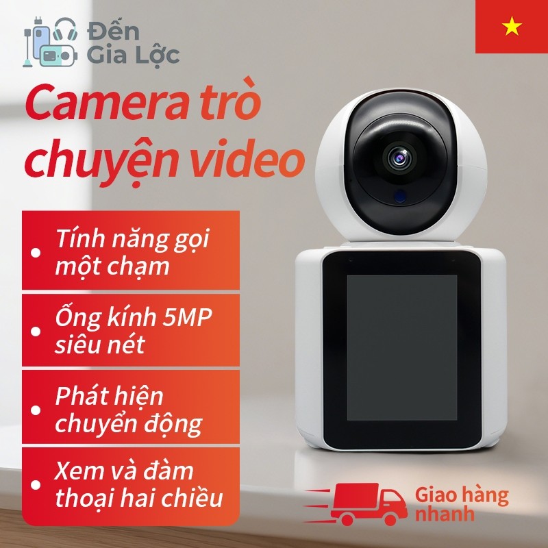 Kết nối WiFi Camera an ninh nhà thông minh IP Camera Baby/Pet/Nanny  Gọi Video Trực Tiếp Đàm Thoại 2 Chiều