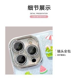 Hoa Văn Vỏ Lỗ Mịn Dừa Puppy Dâu Thích Hợp Cho iPhone 16proamx Ốp Điện Thoại 13pro 15 Bao Gồm Tất Cả