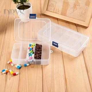(TFT) Trong Suốt 5 / 6 Lưới Nhựa Di Động Kẹp Tóc Trang Sức Hộp Bảo Quản Phụ Kiện Người Tổ Chức Đồ Dùng Du Lịch Gia Đình Có Chống Bụi MỚI