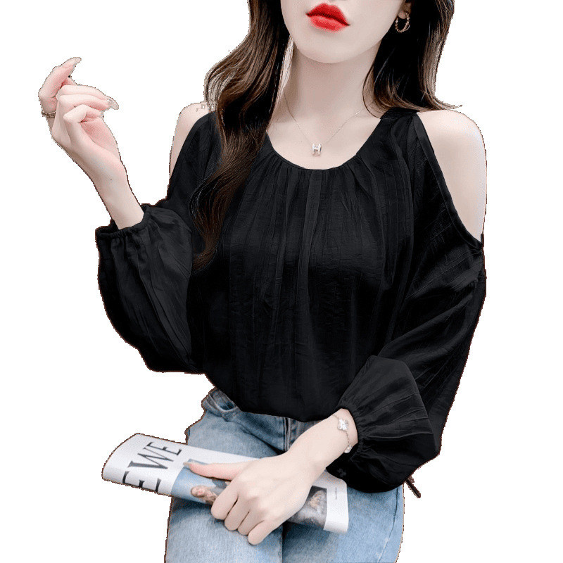 Áo blouse voan dài tay kiểu Pháp dành cho nữ, mẫu mới xuân/hè thời thượng,trẻ trung và xinh đẹp,phù hợp đi làm đi chơi