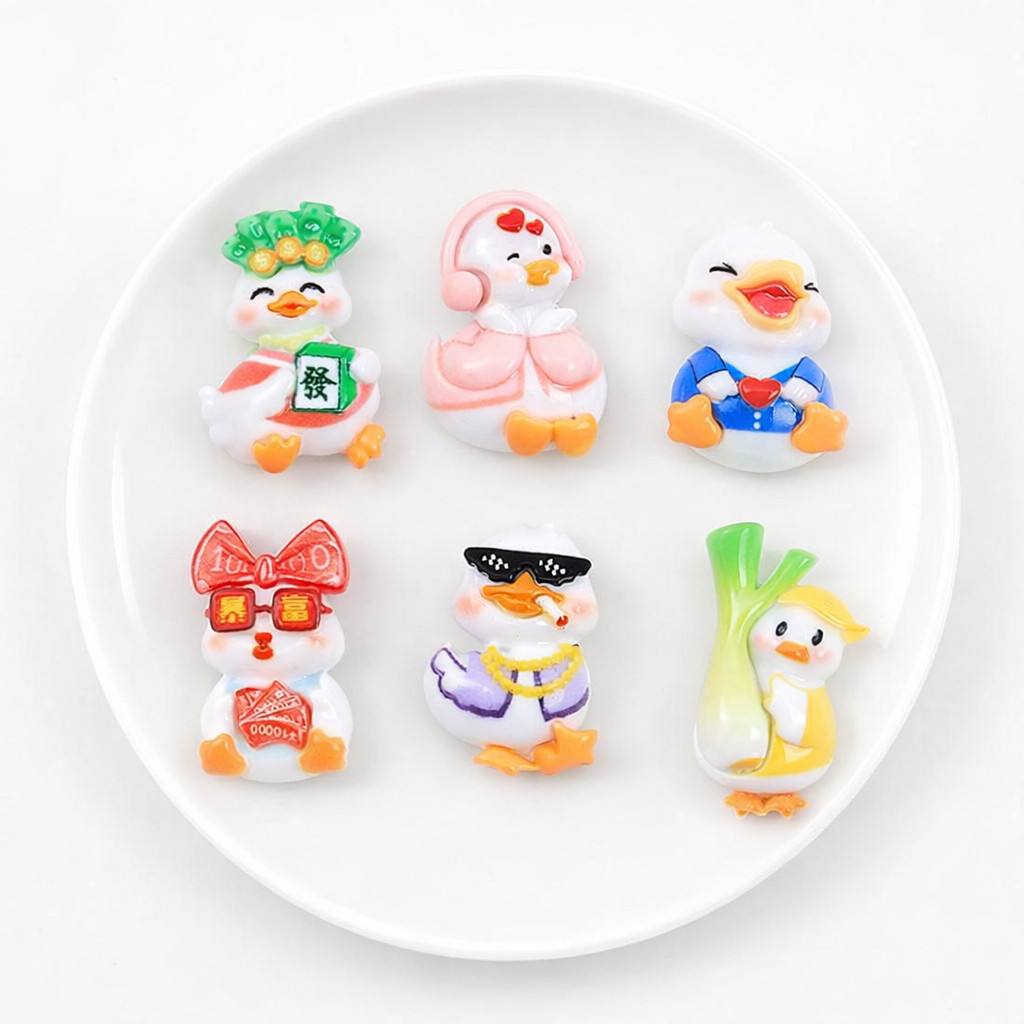 Set Charm Vịt Cute Lạc Lối – 6 Charm Vịt Siêu Cưng Trang Trí Dép Hot Trend