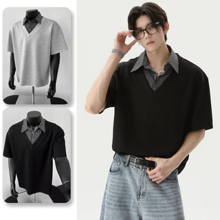 Áo sơ mi polo nam tay ngắn cao cấp, style Mỹ