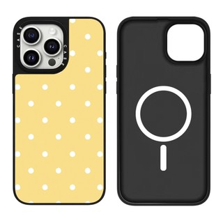 Ốp điện thoại cứng gương chấm trắng từ tính cho iPhone 17 Pro Max 17 Air 16 Plus 15 14 13 12 11 Vỏ chống sốc