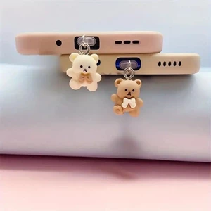 Cổng Sạc Gấu Dễ Thương Cắm Bụi Phong Cách Cặp Đôi Loại C Và Apple iPh Mũ Chống Bụi Cho Phụ Kiện Điện Thoại