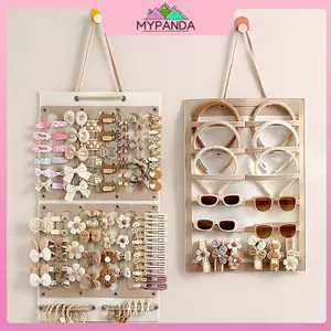 MYPANDA Nơ Tóc Organiser Treo Tường Dung Tích Lớn Tiết Kiệm Không Gian cho Phòng Trẻ Em