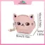 MYPANDA Hoạt Hình Dễ Thương Mèo Túi Đựng Tiền Xu Tai Nghe Di Động Túi Bảo Quản Túi Vuông Nhỏ Đổi Tiền Túi Móc Khóa Mặt Dây Chuyền.