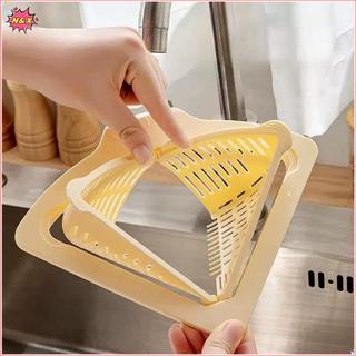 Giỏ thoát nước bồn rửa từ tính hình tam giác N & X Treo rau quả Bộ lọc thoát nước nhà bếp Kệ lưu trữ chất thải thực phẩm.