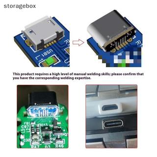 [Hộp lưu trữ] 2 Cổng sạc cho PCB Hàn DIY Bộ chuyển đổi sửa chữa USB Loại C Nữ Ja 5Pin SMD SMT Type-C Soet Đẹp