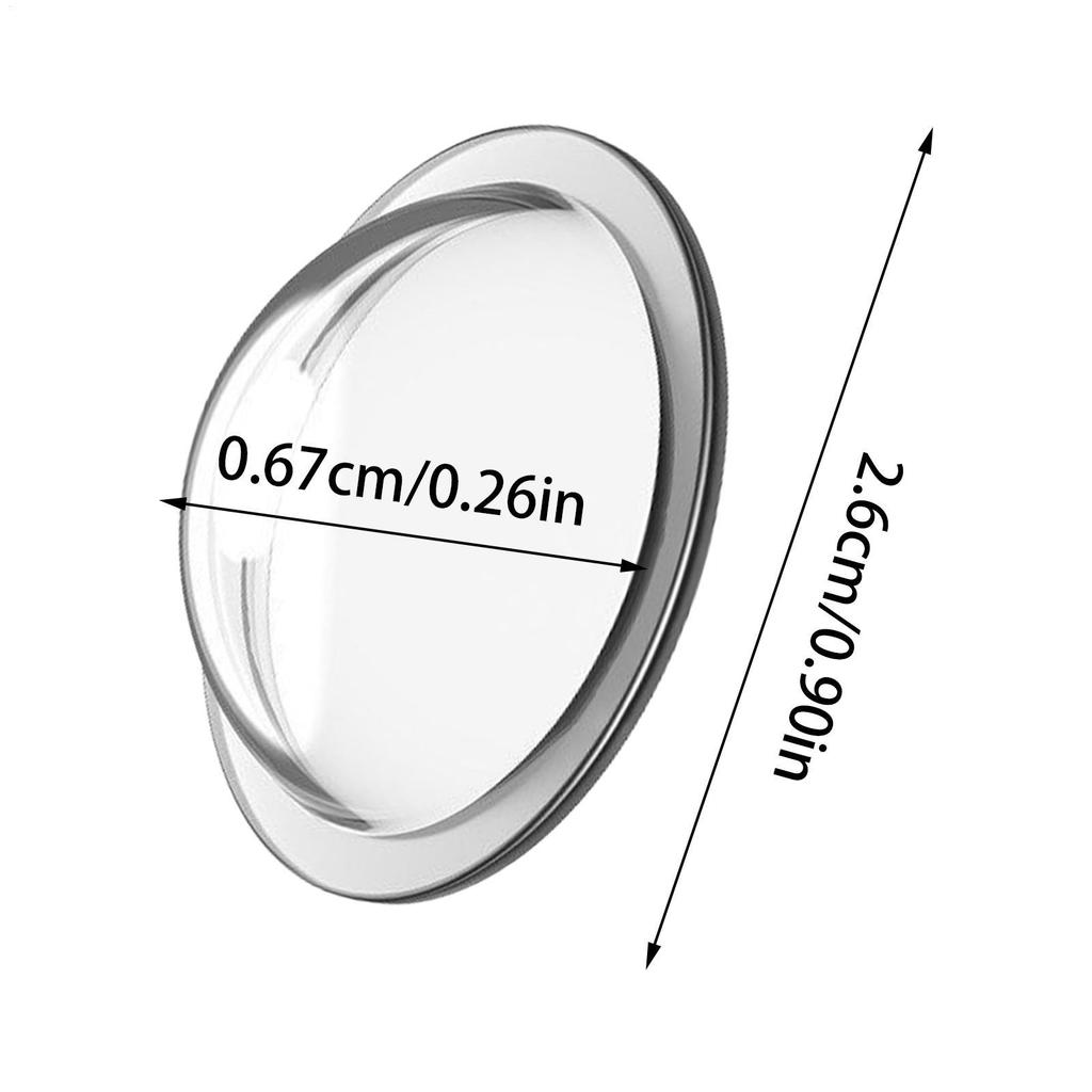 1 Cặp Bảo Vệ Ống Kính Máy Ảnh Ô Tô Trong Suốt Cao Cấp, Camera Cản Trước Chống Nước Chống Bụi Nắp ABredvn