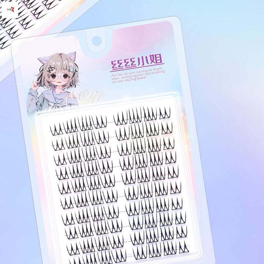 Lông Mi Giả Hình Chữ U Hàn Quốc Không Cần Keo - Lông Mi Wispy Mỏng Tự Nhiên Cho Nữ