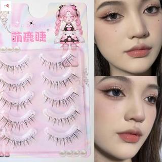 Lông mi giả Fluffy C-Curl tự nhiên - Dây đeo trong suốt để chụp ảnh hàng ngày