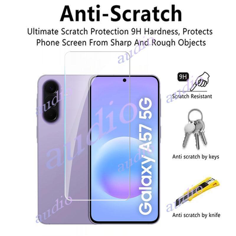 Samsung A57 5G 3 Miếng Dán Bảo Vệ Màn Hình Kính Cường Lực Cho Samsung Galaxy A57 A37 A27 A17 A07 5G 4G Trong Suốt Trong Suốt Bảo Vệ Mỏng Phim Cho SamsungA57 GalaxyA57 5G Vỏ Điện Thoại Phim