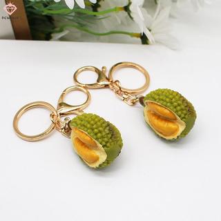 [PCW-T] Móc khóa sầu riêng sáng tạo Mô phỏng vui nhộn Trái cây Mặt dây chuyền nhỏ Chìa khóa ô tô Túi mặt dây chuyền Bapa Treo đồ trang trí Quà tặng