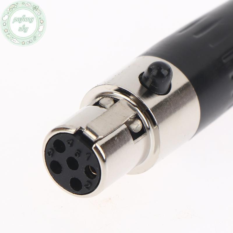 PUSKY 1 Cái Đầu Nối Thẳng Âm Thanh XLR Nhỏ Mini XLR 3 / 4 / 5 / 6 Pin Nữ / Nam Cắm Nam Soet Cho Cáp Micro VN