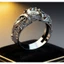 Nhẫn zircon cổ điển châu Âu và Mỹ, cá tính, thời trang cho cả nam và nữ