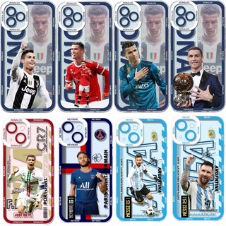 Ốp Điện Thoại Cầu Thủ Bóng Đá Messi Cristiano Ronaldo Cho Huawei Honor X9D X8D X7D X9B X9A X8B X7B X6C X7A X8C Magic 7 90 Lite Xu Hướng Trong Suốt Thương Hiệu Silica gel Case Cover
