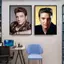 Elvis Presley Ngôi Sao Poster Canvas Nghệ Thuật Treo Tường Vintage Retro Trang Trí Cho Nhà Hàng, Nhà Ở & Thanh Nhạc Không Có Khung