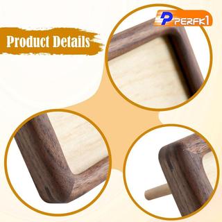 Khung ảnh từ tính óc chó Giá đỡ trưng bày đồ trang trí bằng gỗ nhỏ cho tủ lạnh và máy tính để bàn