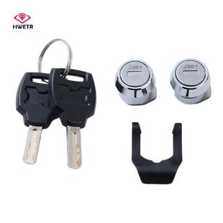 HWETR Top Case Lo Set Cho Xe Máy Trunk Box 25-100L Bền Xi Lanh Và Chìa Khóa Chống Trộm Phụ Kiện An Toàn