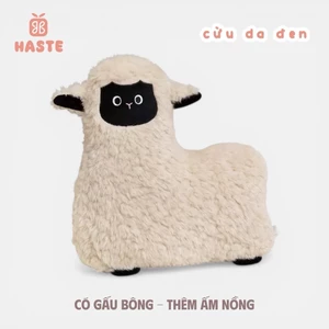 Gấu Thú Bông Cừu Đen Bông Xù Lông Xoăn Quà Tặng Độc Đáo Lông Siêu Mềm Mịn Siêu Dễ Thương