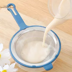 TRTR Dây Sàng Lưới Mịn Lọc Dầu Bột Sifter Sàng Rây Rây Dụng Cụ Nhà Bếp VN