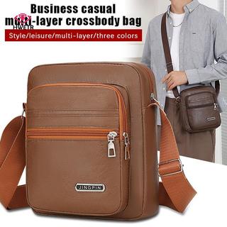 HWETR Nam Túi Thời Trang Kinh Doanh Túi Da Fanny Pack Nam Da Thật Chính Hãng Đeo Ngang Túi Đeo Vai Chất Lượng Cao Tote Mới