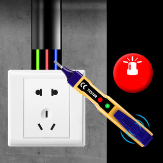 [FUXIN] Bút kiểm tra cảm ứng không tiếp xúc Bút kiểm tra cảm biến báo động âm thanh Aand Light