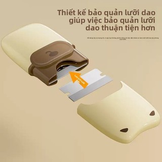 Dễ Thương Thú Cưng Làm Sạch Thìa Di Động Khử Nhiễm Thìa Loại Bỏ Keo Thìa Hộ Gia Đình Đa Năng Làm Sạch Thìa Trang Trí Tiện Ích HF0R