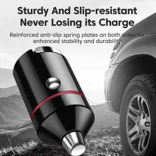 Bộ sạc xe hơi Elough Mini 100W USB Type C Vòng kéo Bộ sạc điện thoại ô tô