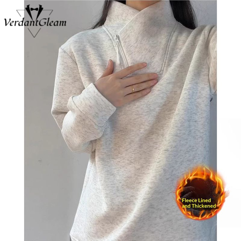 Áo hoodie phong cách Mỹ có lớp lót lông cừu, dáng dài tay ấm áp dành cho nam
