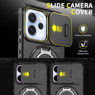 Nhẫn Từ Tính Giá Đỡ Ô Tô Dành Cho Oppo Reno 15 Pro Max Mini 15ProMini 15F Reno15Pro Reno15F 5G Armor Vỏ Chống Sốc Trượt Cửa Sổ Camera Bảo Vệ Ốp điện thoại PC Cứng