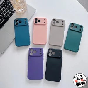 Ốp Điện Thoại Màu Trơn Cho Xiaomi Poco F6 F5 Pro F3 C75 5G 4G Vỏ Sang Trọng Dễ Thương Đơn Giản Mờ Mềm Chống Sốc Vỏ Tối Giản