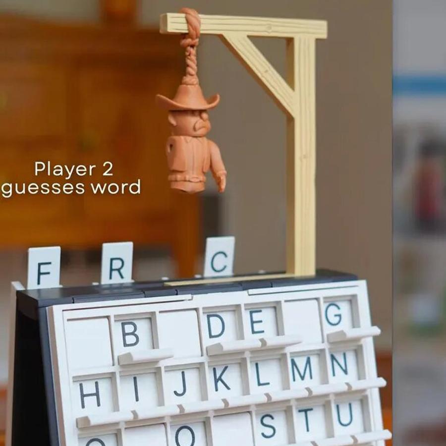 Trò chơi sách Hangman 3D In PlayBook 'd Board Game Word Guessing Game | Trò chơi gia đình gấp đôi saixit2vn