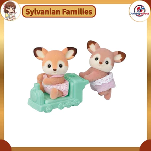 Sylvanian Families Doll [Twin Fawns] S-71 ST Mark Certified, for ages 3 and up, Toy Dollhouse, Sylvanian Families EPOCH.