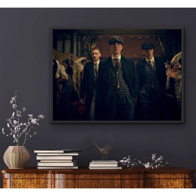 Peaky Blinders TV Play Classic Pop Poster In Canvas Tranh Treo Tường Nghệ Thuật Hình Ảnh Phòng Khách Rạp Chiếu Phim Trang Trí Nhà