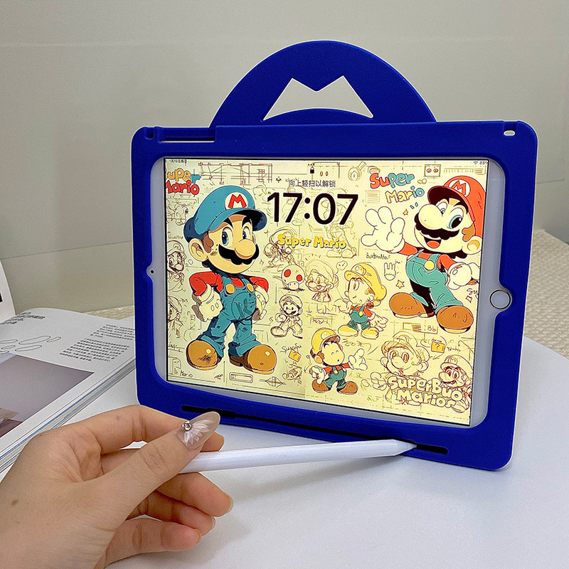 Ốp Silicon Mềm Cho iPad 11 A16 10.2 5 6 7 8 9th 10th Gen Pro 9.7 Air3 Air4 Air5 10.9 Pro 11 2020 2022 2024 2025 Air11 Mini 1 2 3 4 5 6 7 Vỏ Máy Tính Bảng Có Thể Thu Vào