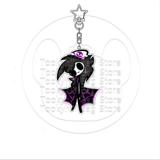 Diy Helluva Boss Keyring Kawaii Creativity Blitzo Exquisite Cartoon Pendant Acrylic Accessory Loona
