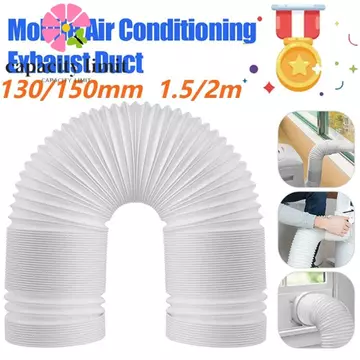 GIỚI HẠN NĂNG LƯỢNG Ống nối dài ống dẫn 130 / 150mm, xả điều hòa bằng kính thiên văn PP linh hoạt, Ống thông hơi cực dài bền đa năng cho điều hòa không khí di động
