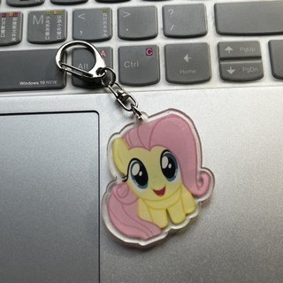 My Little Ponys Key Chain Anime Unicorn Acrylic Keychains Kids Backpack Pendant Bags Car Key Ring Decoration Classic