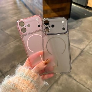 Cửa sổ màu trơn siêu mỏng trong suốt thay đổi tức thì 17 thích hợp cho vỏ điện thoại iPhone 17 / 16 Promax 15 bảo vệ ống kính mờ 14 / 13 mềm