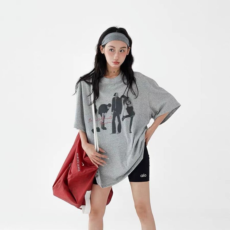 Áo Thun Nữ Graphic Tee Form Rộng Phù Hợp Mùa Hè