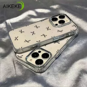 Ốp Điện Thoại Mạ Nơ Thanh Lịch Cho Redmi K90 Pro Max K80 Pro Ultra K70E K70 K60 Pro Ultra K50i K50 Pro Ultra Turbo 4 Pro 3 5G 4G Vỏ Chấm Dễ Thương Ốp Lưng Mềm Trong Suốt