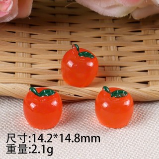 Set 12 Sticker/ Charm gắn dép trái cây dạ quang phát sáng