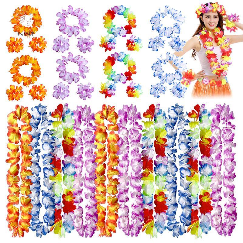 Vòng Hoa Nhân Tạo Hawaii Leis - Bộ 4 Chiếc, Phù Hợp Cho Tiệc Cưới Và Sinh Nhật Tại Bãi Biển Nhiệt Đới
