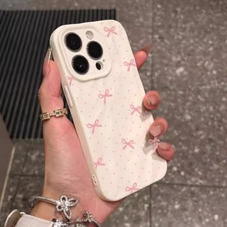 Dành Cho IPhone 17 16 15 14 13 12 11 Pro Max X XR XS MAX 7 8 PLUS Bowknot điện thoại trường hợp mềm trường hợp