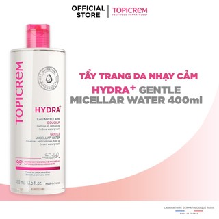 Nước tẩy trang dịu nhẹ TOPICREM HYDRA+ GENTLE MICELLAR 400ML