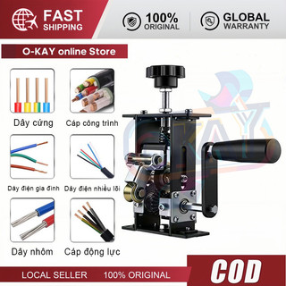 Máy Tuốt Dây Điện Cầm Tay 1-16mm Đa Năng | Dụng Cụ Tuốt Cáp Quay Tay Gắn Khoan Thợ Điện