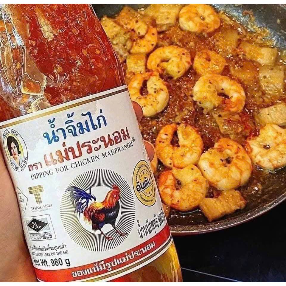 Sốt Ớt Chua Ngọt Maepranom 980g Thơm Ngon Đậm Vị Dùng Làm Sốt Ướp, Sốt Xào Chấm Gà Rán